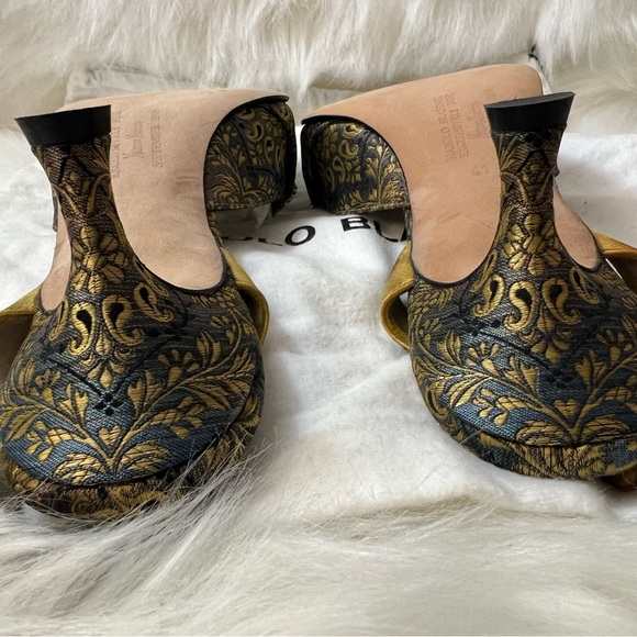 Manolo Blahnik Mayslibi 50💚 - Picture 6 of 9